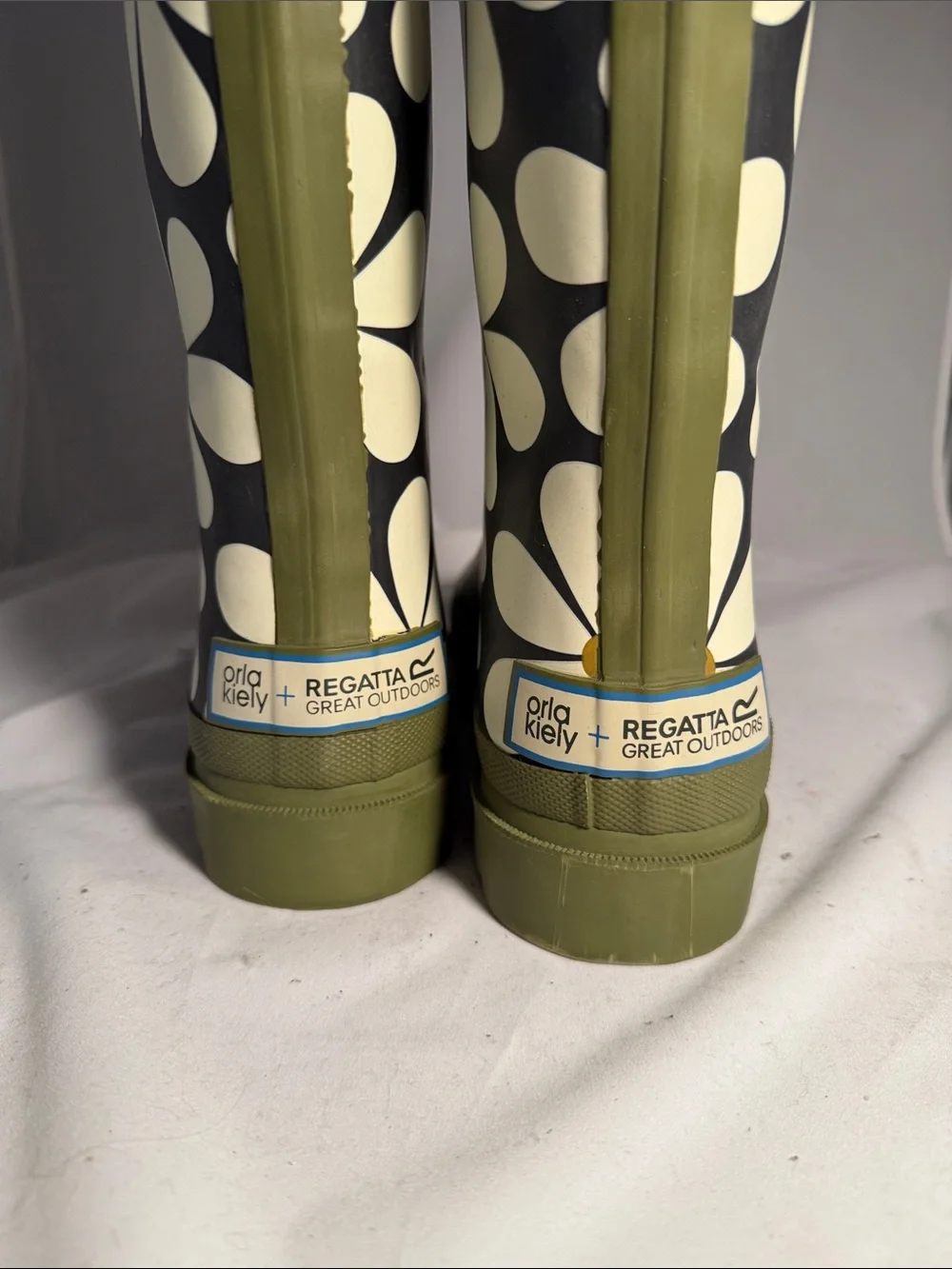 Orla Kiley Patterned Rain Boots - size 6
